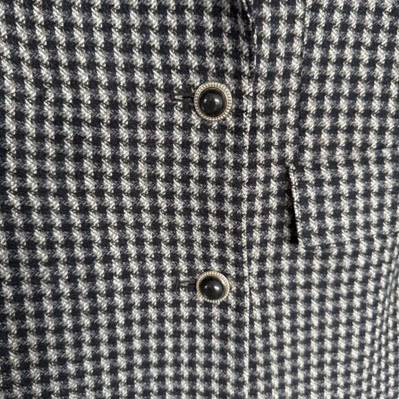 LABOD | Vintage Houndstooth Oversized Blazer - Picture 4 of 12